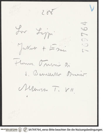 Rückseite von bh769764_recto