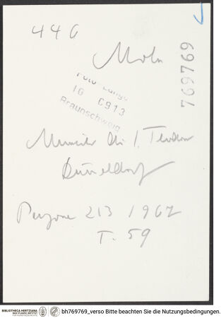 Rückseite von bh769769_recto