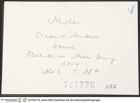 Rückseite von bh769770_recto