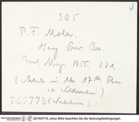 Rückseite von bh769775_recto