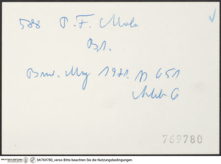 Rückseite von bh769780_recto