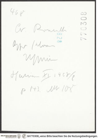 Rückseite von bh770308_recto