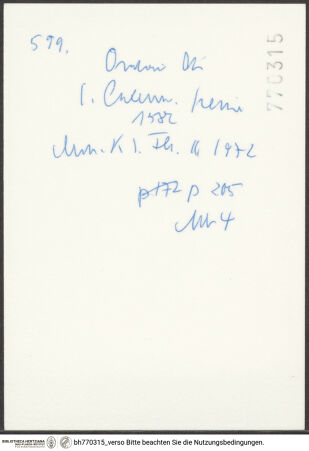 Rückseite von bh770315_recto