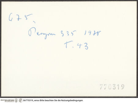 Rückseite von bh770319_recto