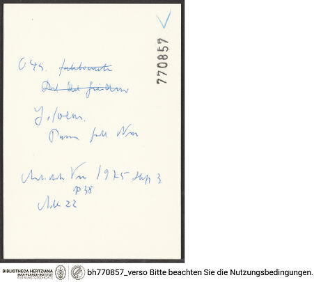 Rückseite von bh770857_recto