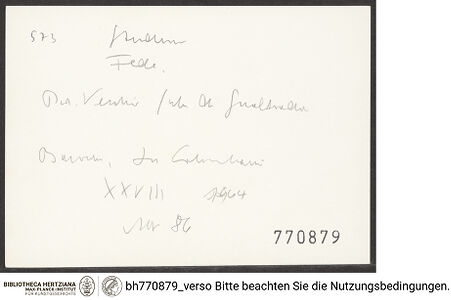 Rückseite von bh770879_recto