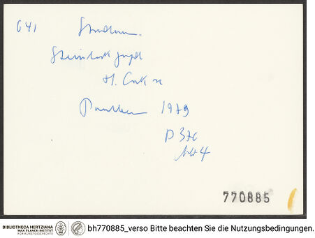 Rückseite von bh770885_recto