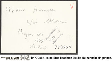 Rückseite von bh770887_recto