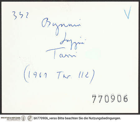 Rückseite von bh770906_recto