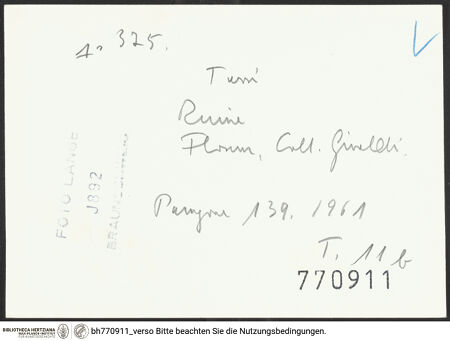 Rückseite von bh770911_recto