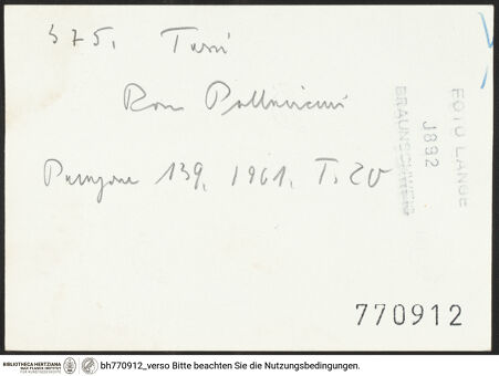 Rückseite von bh770912_recto