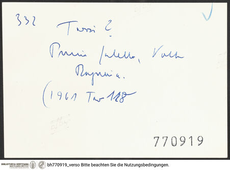 Rückseite von bh770919_recto