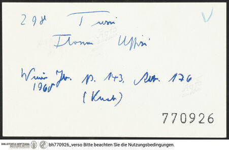 Rückseite von bh770926_recto