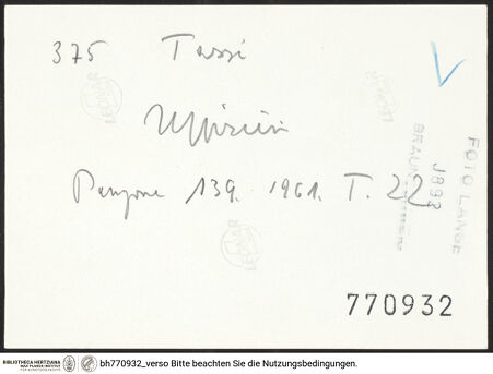 Rückseite von bh770932_recto