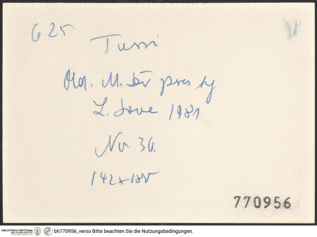 Rückseite von bh770956_recto