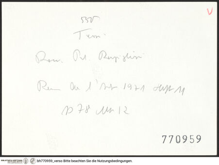 Rückseite von bh770959_recto