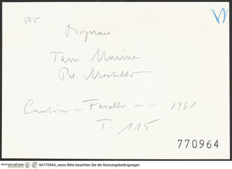 Rückseite von bh770964_recto