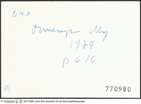 Rückseite von bh770980_recto