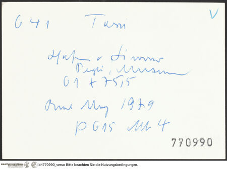 Rückseite von bh770990_recto