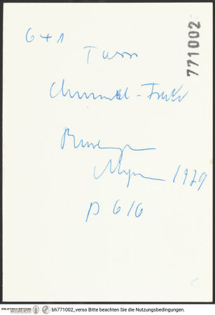 Rückseite von bh771002_recto