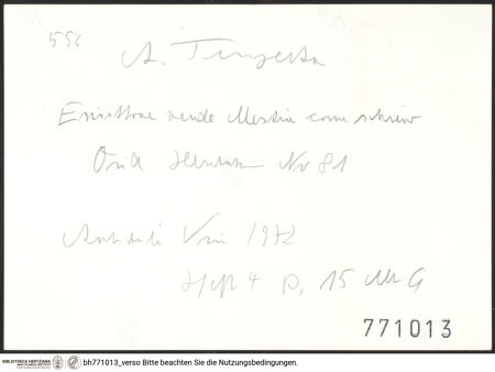 Rückseite von bh771013_recto