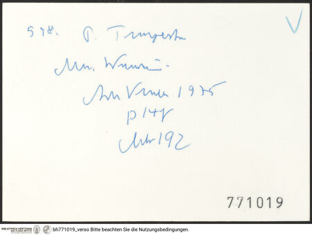 Rückseite von bh771019_recto