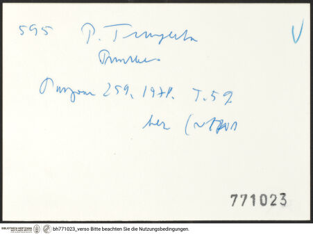 Rückseite von bh771023_recto