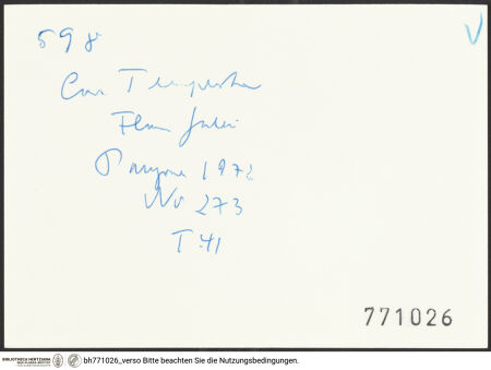 Rückseite von bh771026_recto