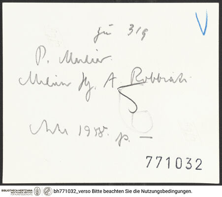 Rückseite von bh771032_recto