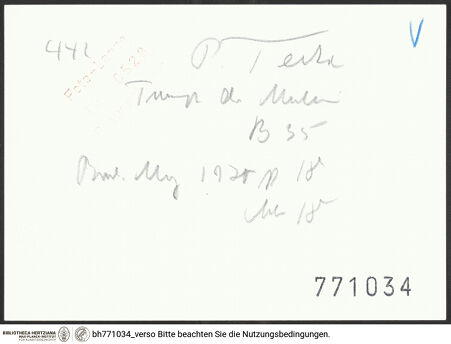 Rückseite von bh771034_recto