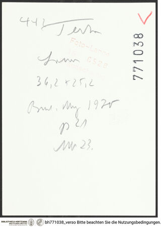 Rückseite von bh771038_recto