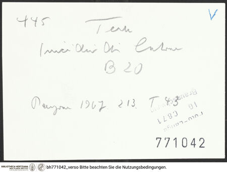 Rückseite von bh771042_recto