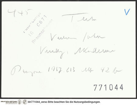 Rückseite von bh771044_recto