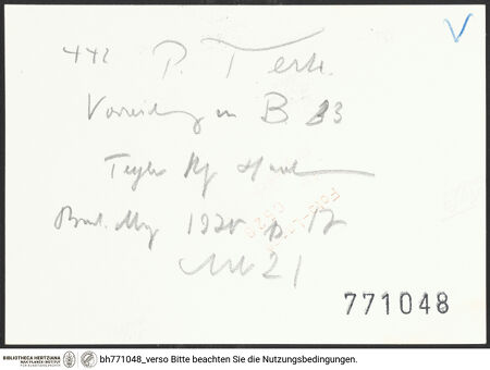 Rückseite von bh771048_recto