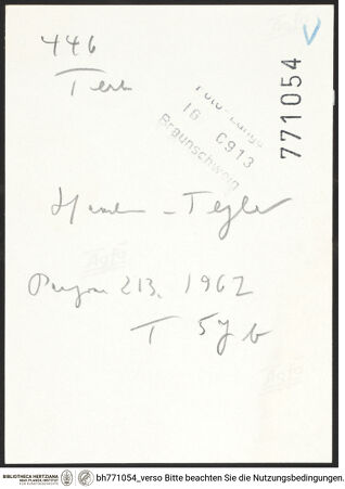 Rückseite von bh771054_recto