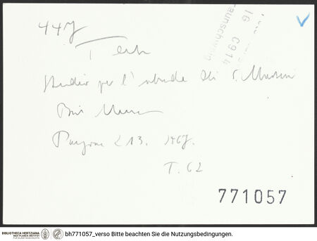 Rückseite von bh771057_recto