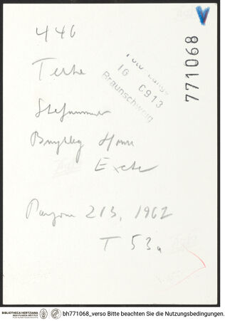 Rückseite von bh771068_recto