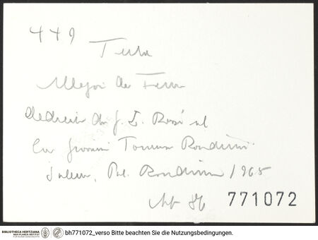 Rückseite von bh771072_recto