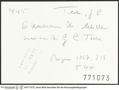 Rückseite von bh771073_recto