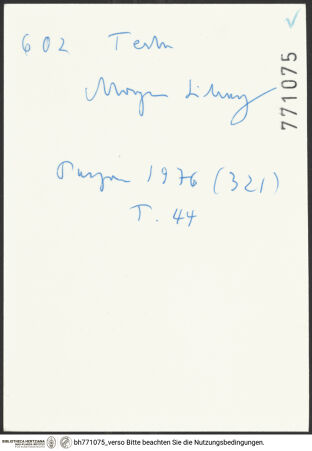 Rückseite von bh771075_recto