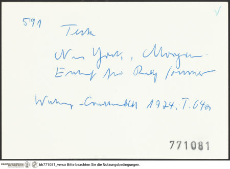 Rückseite von bh771081_recto