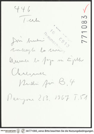 Rückseite von bh771083_recto