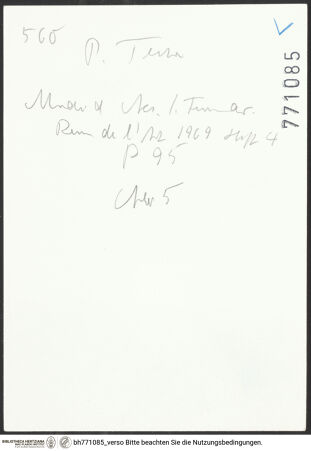 Rückseite von bh771085_recto