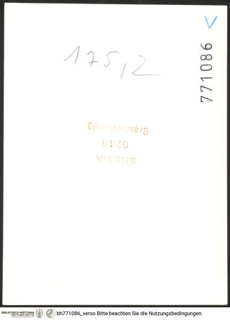 Rückseite von bh771086_recto