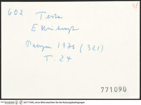 Rückseite von bh771090_recto