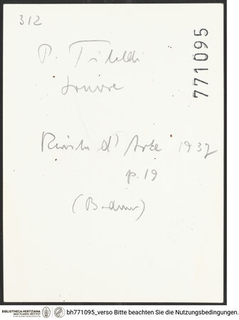 Rückseite von bh771095_recto