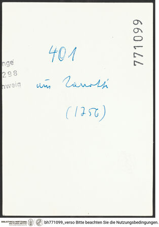 Rückseite von bh771099_recto