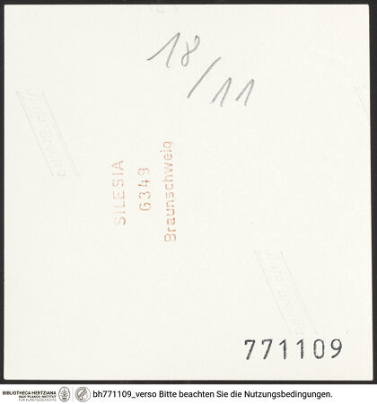 Rückseite von bh771109_recto