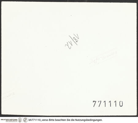 Rückseite von bh771110_recto