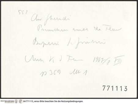 Rückseite von bh771113_recto